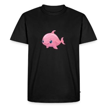 Bébé cachalot - T-shirt Premium bio Homme - noir - Devant - Nico (187cm)