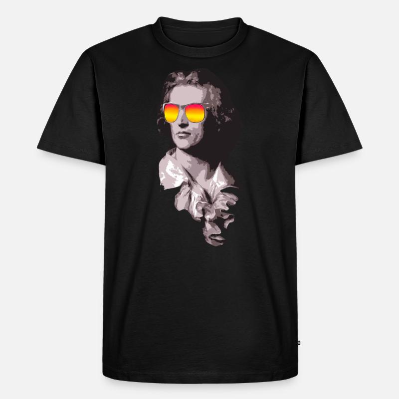 Friedrich Schiller - Männer Premium Bio T-Shirt - Schwarz