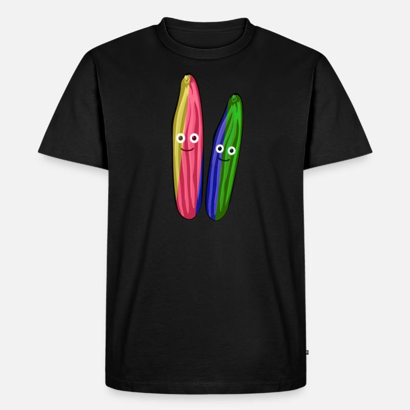 Concombre,Couple,Concombre,Concombre,Concombre,Couple - T-shirt Premium bio Homme - noir