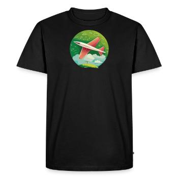 RedWingSharptipglider - Men's Premium Organic T-Shirt - black - Front - Nico (187cm)