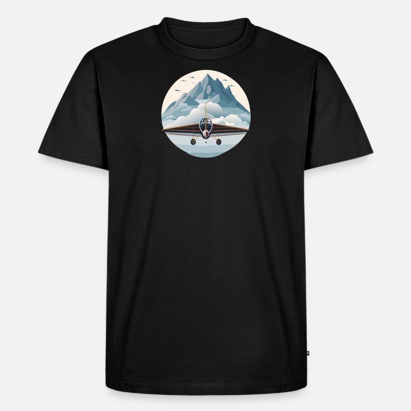 Glider2Wheel - Männer Premium Bio T-Shirt - Schwarz