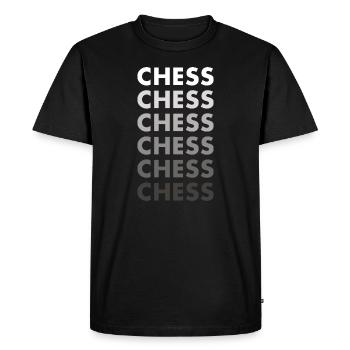Chess Player Chess - Men's Premium Organic T-Shirt - black - Front - Nico (187cm)