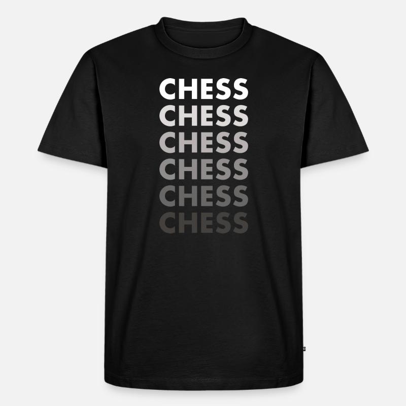 Chess Player Chess - Männer Premium Bio T-Shirt - Schwarz