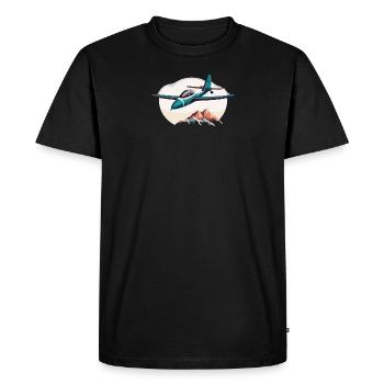 GreenGlider - Men's Premium Organic T-Shirt - black - Front - Nico (187cm)