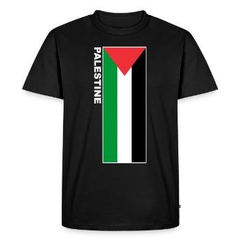 Palestine Drapeau Palestinien T-Shirt - T-shirt Premium bio Homme - noir - Devant - Nico (187cm)
