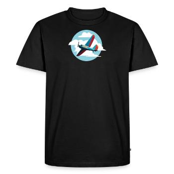 BlueBlueCloud - Men's Premium Organic T-Shirt - black - Front - Nico (187cm)