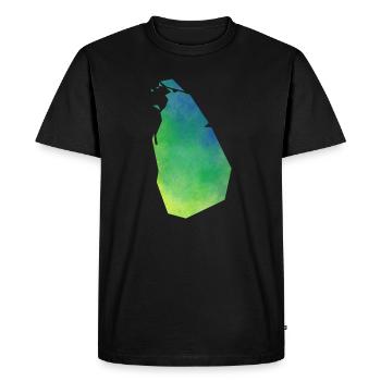 sri lanka - T-shirt Premium bio Homme - noir - Devant - Nico (187cm)