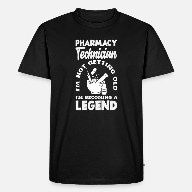 Apotheker Pharmazeutisch-technischer - Männer Premium Bio T-Shirt - Schwarz