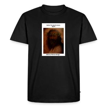Rendre la Terre à nouveau verte - T-shirt Premium bio Homme - noir - Devant - Nico (187cm)