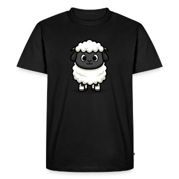 Sweet lamb - Men's Premium Organic T-Shirt - black - Front - Nico (187cm)