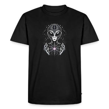 Alien - T-shirt Premium bio Homme - noir - Devant - Nico (187cm)