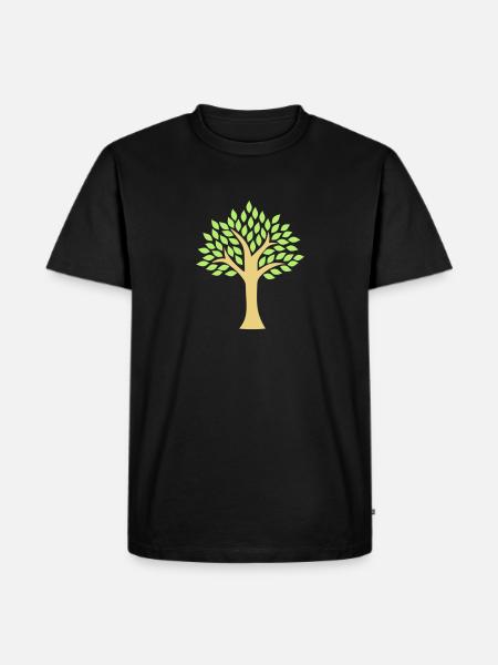 Tree - Men's Premium Organic T-Shirt - black