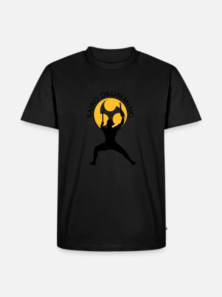 Taiko_Drummer_3 - Männer Premium Bio T-Shirt - Schwarz