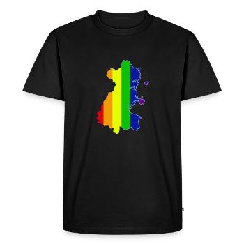 Dublin Pride - Men's Premium Organic T-Shirt - black - Front - Nico (187cm)