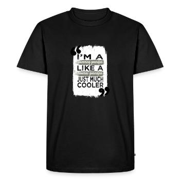 sport présent drôle de t-shirts de natation maillot de bain t-shirts - T-shirt Premium bio Homme - noir - Devant - Nico (187cm)