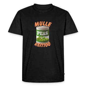 Soupe Mulle - T-shirt Premium bio Homme - noir - Devant - Nico (187cm)