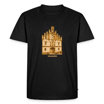 Hôtel de ville de Velburg Haut-Palatinat Bavière - T-shirt Premium bio Homme - noir - Devant - Nico (187cm)
