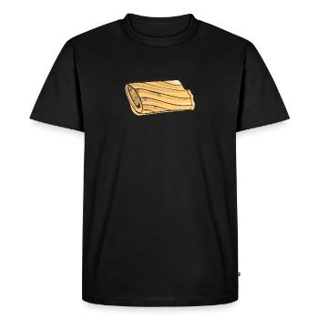 Pâtes pâtes pâtes italiennes - T-shirt Premium bio Homme - noir - Devant - Nico (187cm)