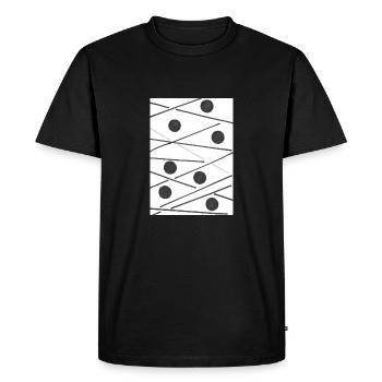 Solar - T-shirt Premium bio Homme - noir - Devant - Nico (187cm)