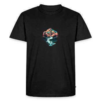 SURREAL - Men's Premium Organic T-Shirt - black - Front - Nico (187cm)