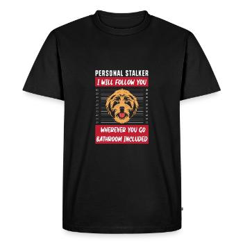 Chow Chow Chien - T-shirt Premium bio Homme - noir - Devant - Nico (187cm)