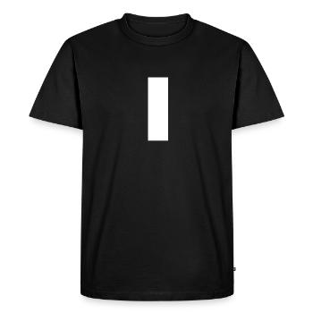 OneoNeonE Number 1 Un nombre Symbole - T-shirt Premium bio Homme - noir - Devant - Nico (187cm)