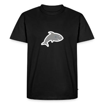 Cool shark illustration for all designs - Men's Premium Organic T-Shirt - black - Front - Nico (187cm)