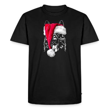 BERGER ALLEMAND berger allemand de Noël - T-shirt Premium bio Homme - noir - Devant - Nico (187cm)