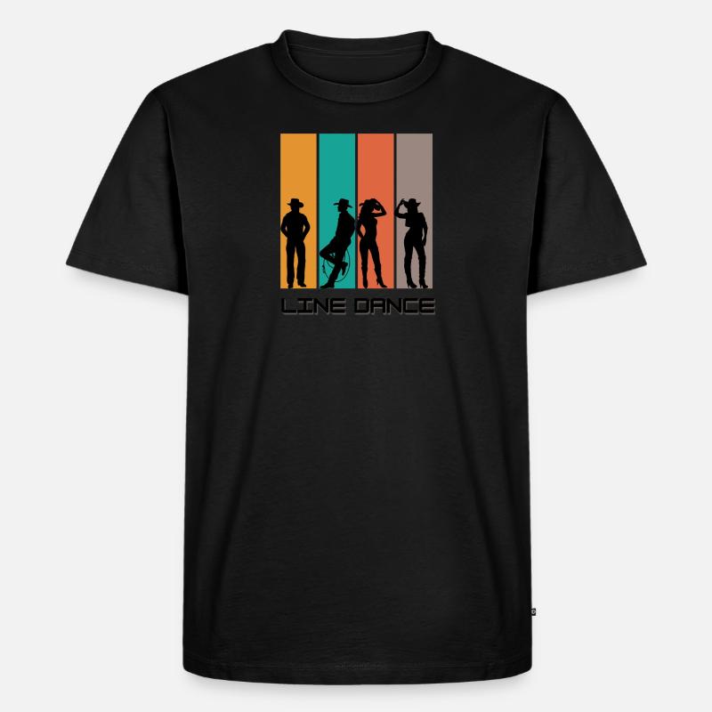 Figuren Linedance1 - Männer Premium Bio T-Shirt - undefined