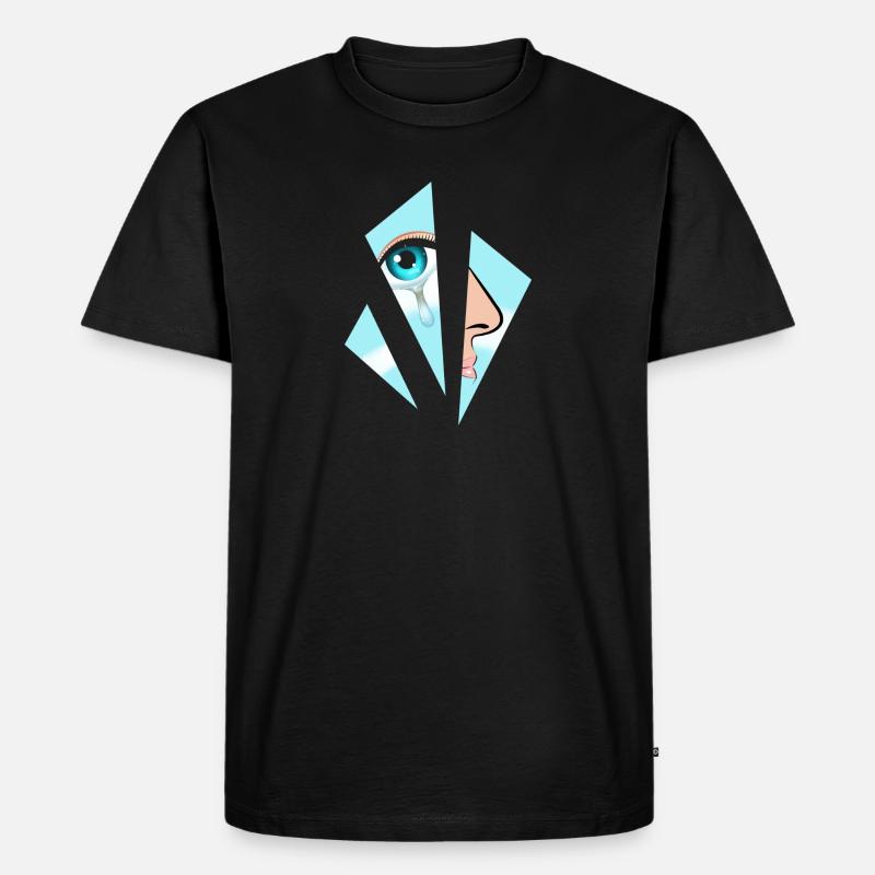 Erinnerungen - Männer Premium Bio T-Shirt - Schwarz