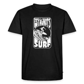 The estagnots - Men's Premium Organic T-Shirt - black - Front - Nico (187cm)
