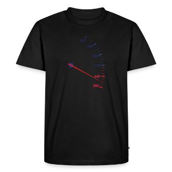 Compteur de vitesse - T-shirt Premium bio Homme - noir - Devant - Nico (187cm)