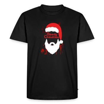 Noël sanglant Joyeux Noël Horreur - T-shirt Premium bio Homme - noir - Devant - Nico (187cm)