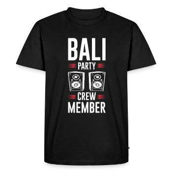 Équipage de la fête à Bali - T-shirt Premium bio Homme - noir - Devant - Nico (187cm)