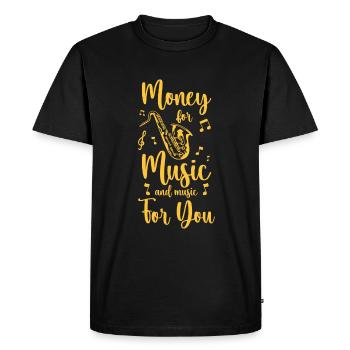 Instrument de musique Instrument de musique Artiste - T-shirt Premium bio Homme - noir - Devant - Nico (187cm)