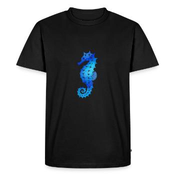 hippocampe - T-shirt Premium bio Homme - noir - Devant - Nico (187cm)