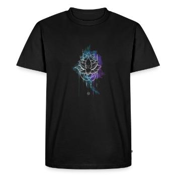 mandala solstice d'été - T-shirt Premium bio Homme - noir - Devant - Nico (187cm)