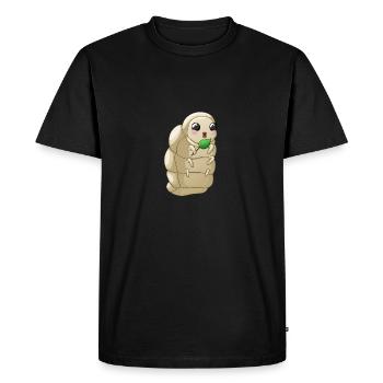 fait doux - T-shirt Premium bio Homme - noir - Devant - Nico (187cm)