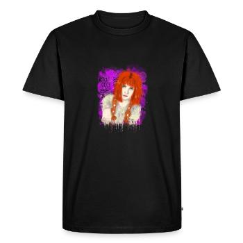 fifth element - Men's Premium Organic T-Shirt - black - Front - Nico (187cm)