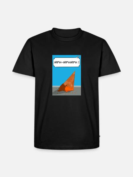 Kenny ließ sein Eis fallen - Männer Premium Bio T-Shirt - Schwarz