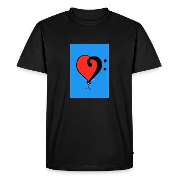 Low Kuoro - Men's Premium Organic T-Shirt - black - Front - Nico (187cm)