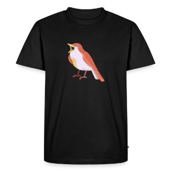 Nightingale - Men's Premium Organic T-Shirt - black - Front - Nico (187cm)