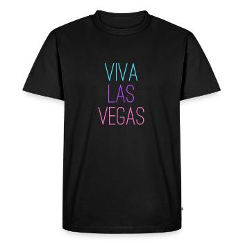 Las Vegas - T-shirt Premium bio Homme - noir - Devant - Nico (187cm)