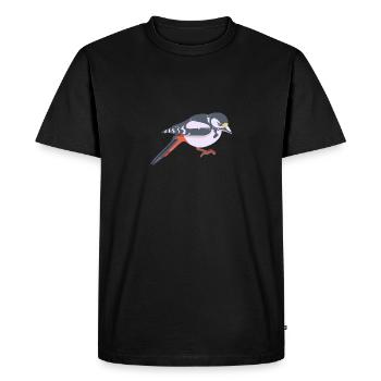 Great spotted woodpecker - Men's Premium Organic T-Shirt - black - Front - Nico (187cm)