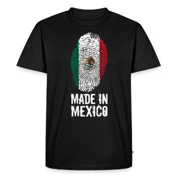 Made In Mexico / Mexique / México - T-shirt Premium bio Homme - noir - Devant - Nico (187cm)