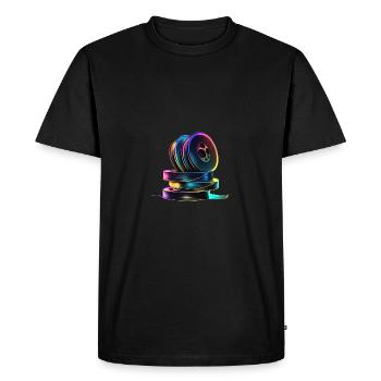 BANDES, enregistrements - T-shirt Premium bio Homme - noir - Devant - Nico (187cm)