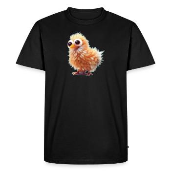 Glubschaugen Chicks - Men's Premium Organic T-Shirt - black - Front - Nico (187cm)