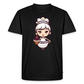 Baking Fairy Fairy Baking Cake - Men's Premium Organic T-Shirt - black - Front - Nico (187cm)