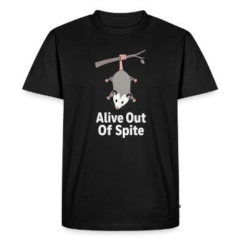 Défiance vivante Opossum drôle et sarcastique - T-shirt Premium bio Homme - noir - Devant - Nico (187cm)