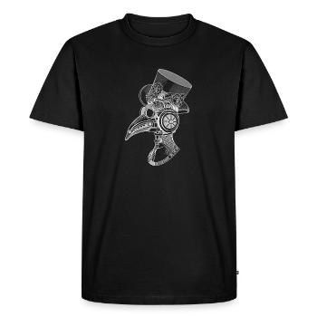 steampunk style - T-shirt Premium bio Homme - noir - Devant - Nico (187cm)